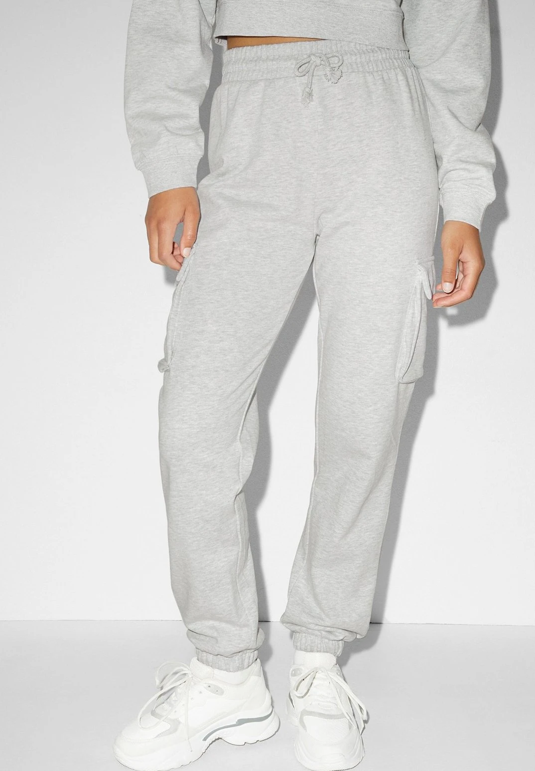 Cargobroek - Light GrayMelange