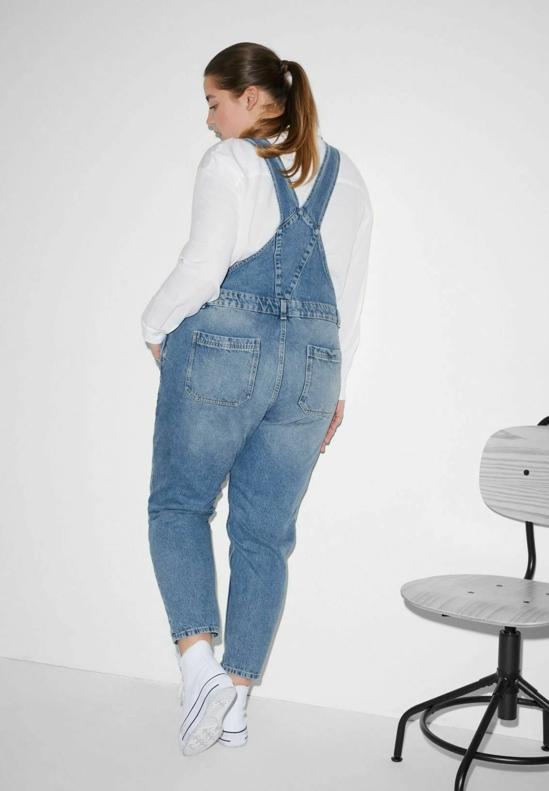 Tuinbroek - Denim Light Blue - Afbeelding 3