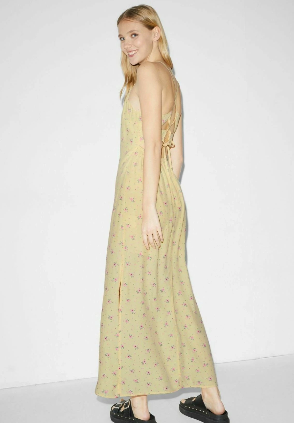Maxi-Jurk - Light Yellow - Afbeelding 2