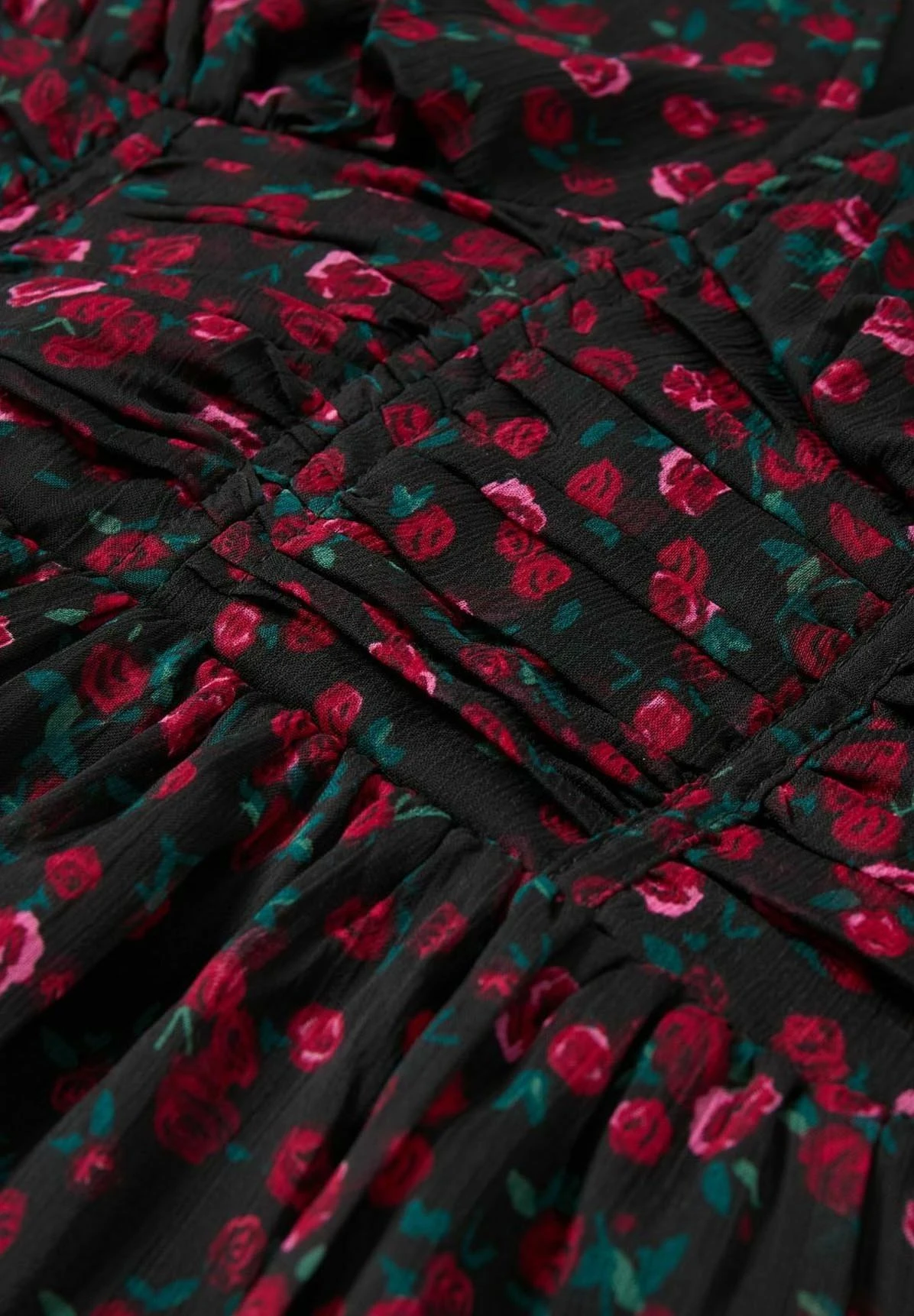 Jurk - Black Red - Afbeelding 3