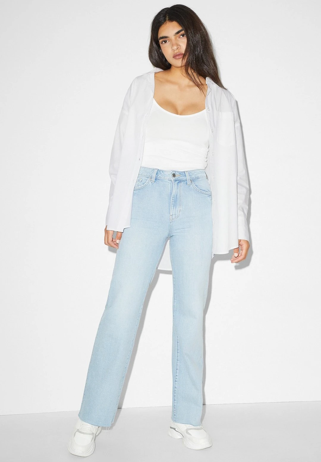 Overhemdblouse - White - Afbeelding 2