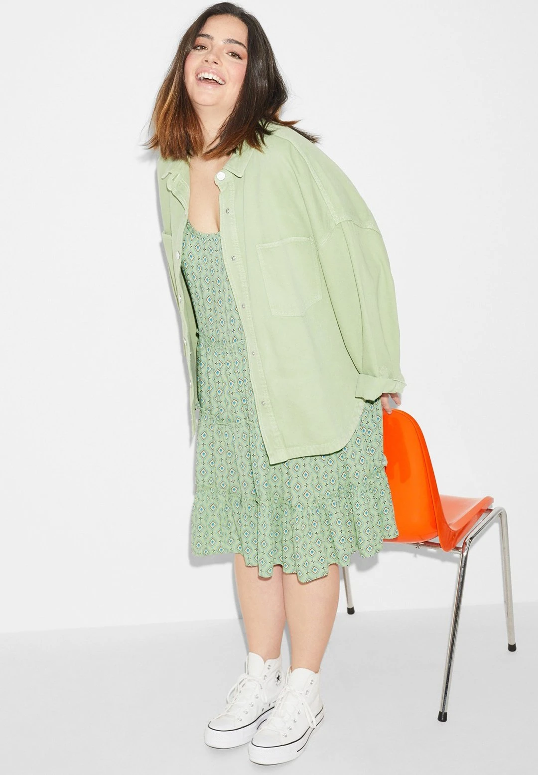 Jurk - Green - Afbeelding 4