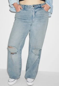 Flared Jeans - Denim-Light Blue
