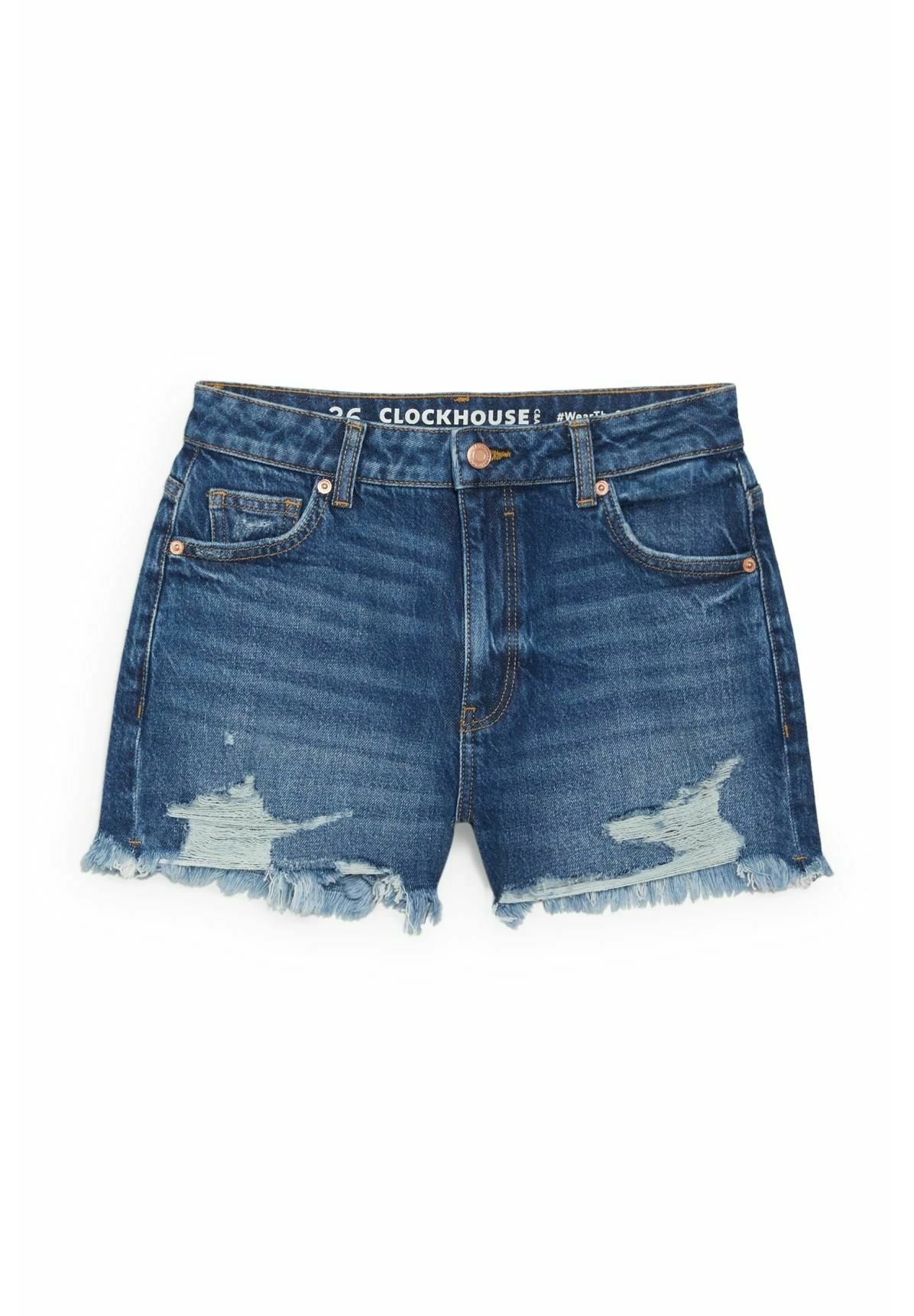 Jeansshort - Denim Blue
