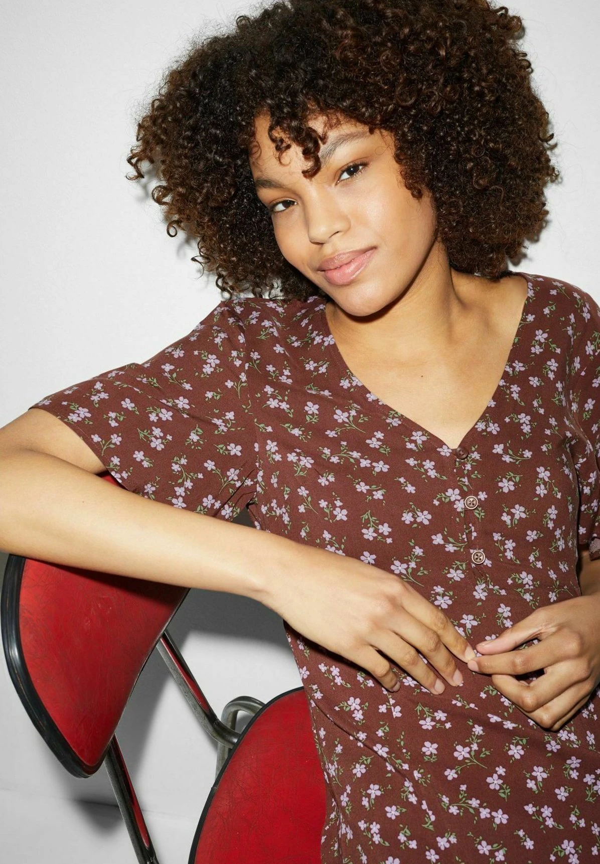 Jurk - Dark Brown - Afbeelding 3