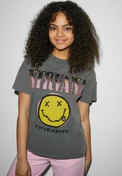 Nirvana - T-Shirt Print - Gray