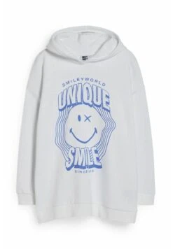 Smiley - Hoodie - White