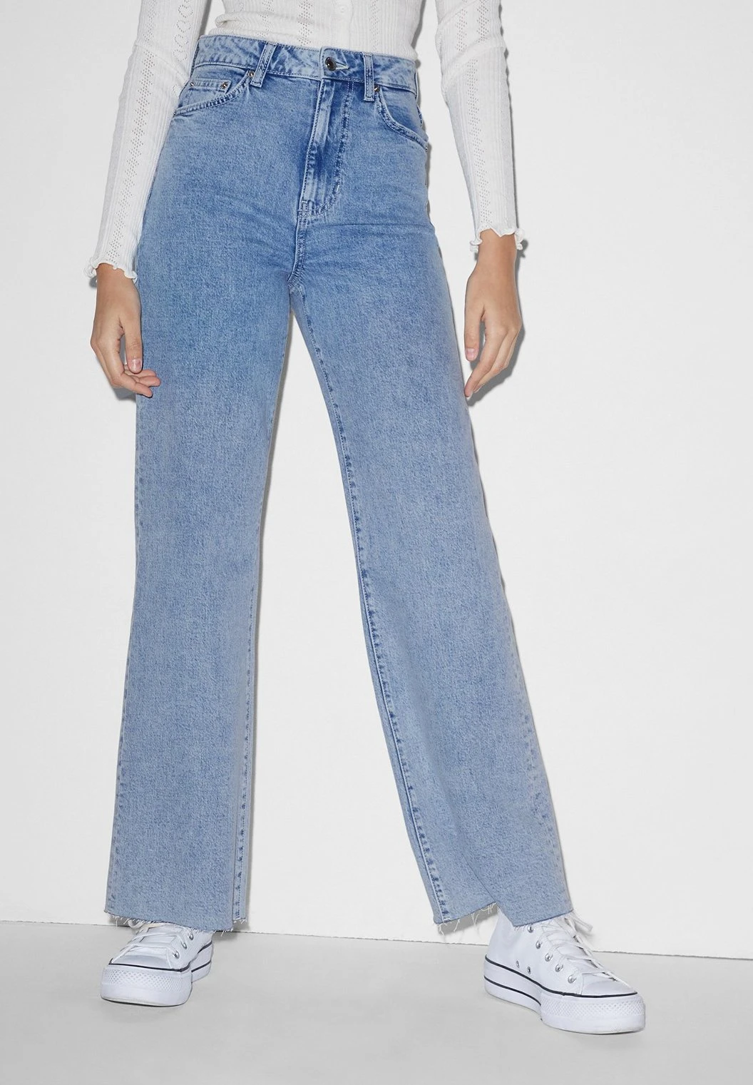 Relaxed Fit Jeans - Denim Light Blue
