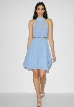 Cocktailjurk - Light Blue