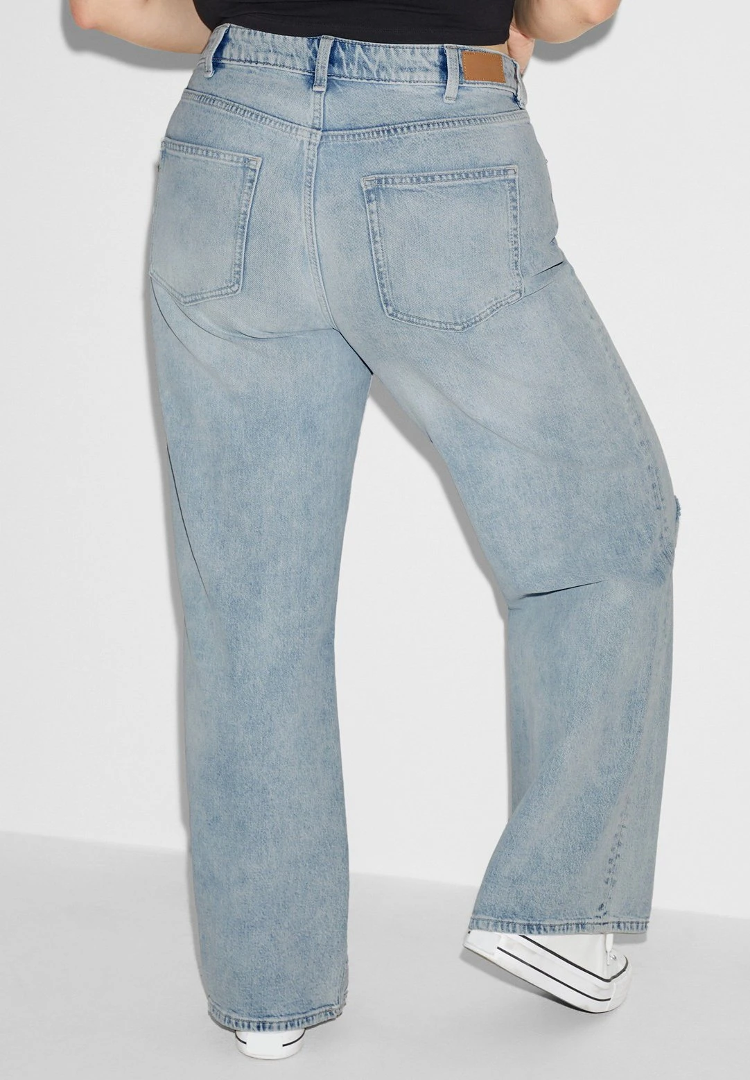 Flared Jeans - Denim-Light Blue - Afbeelding 3
