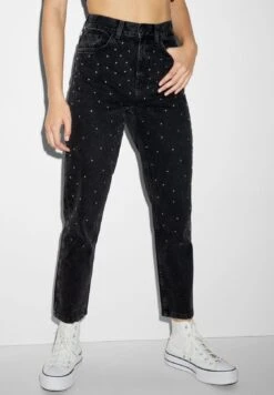 Jeans Tapered Fit- Slim Fit Jeans - Black