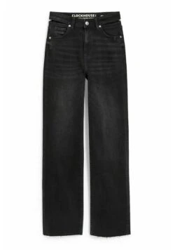 Straight Leg Jeans - Denim Dark Gray