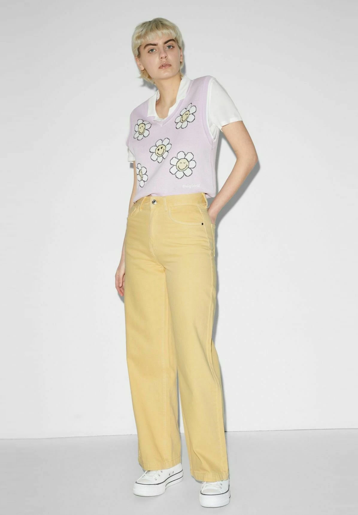 Flared Jeans - Yellow - Afbeelding 2