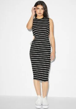 Etui-Jurk - Black White