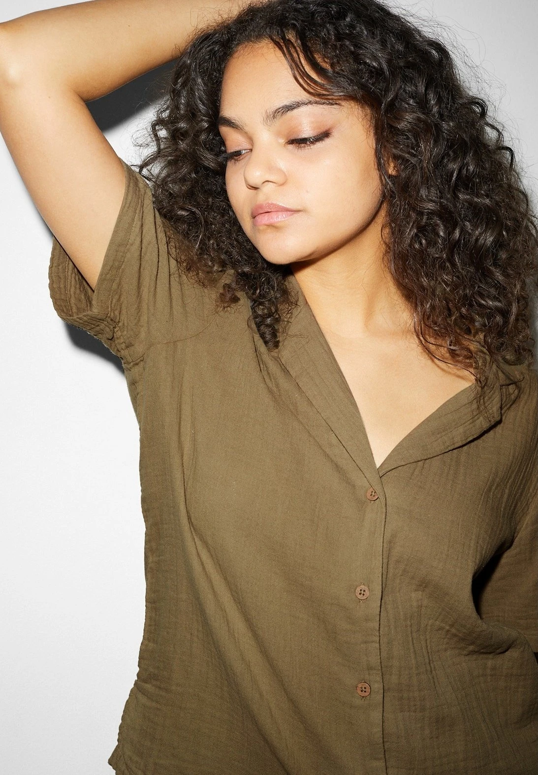 Blouses - Overhemdblouse - Light Green