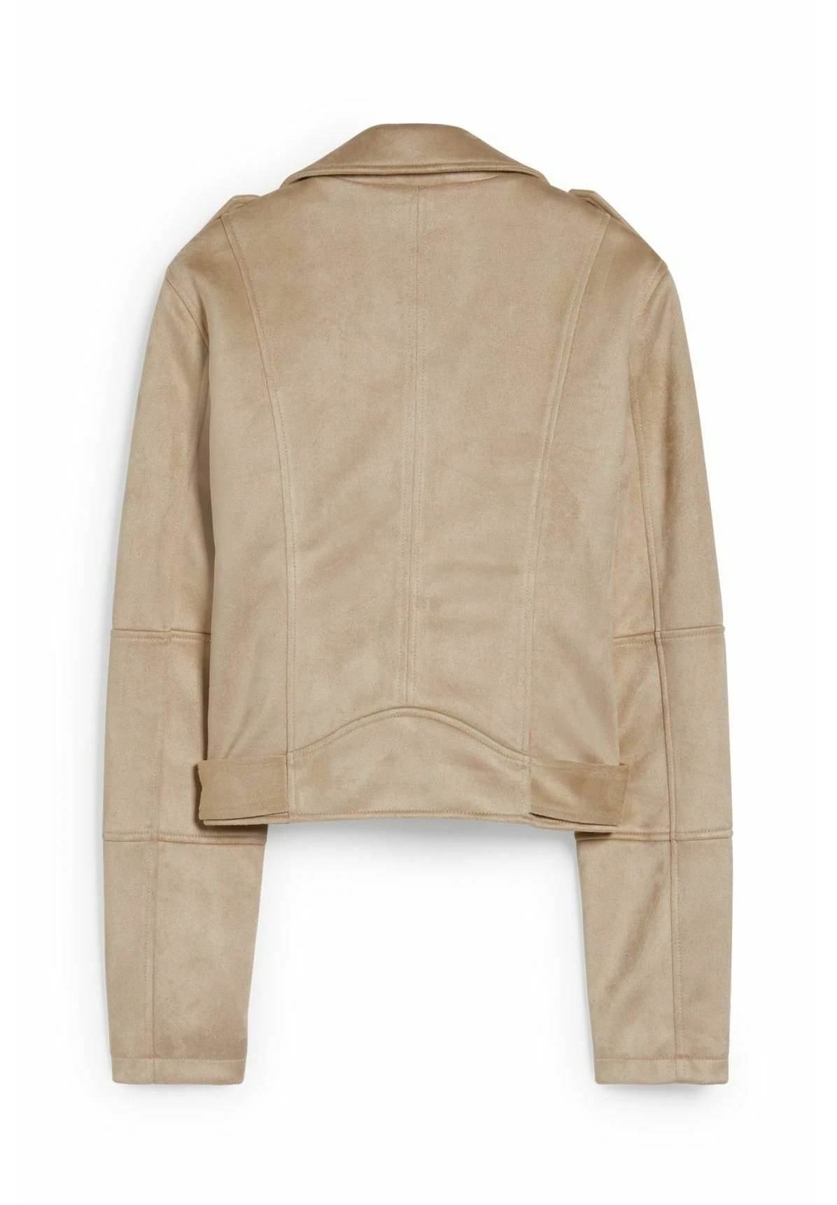 Vestes - Imitatieleren Jas - Beige - Afbeelding 2